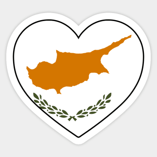 Heart - Cyprus _089 Sticker